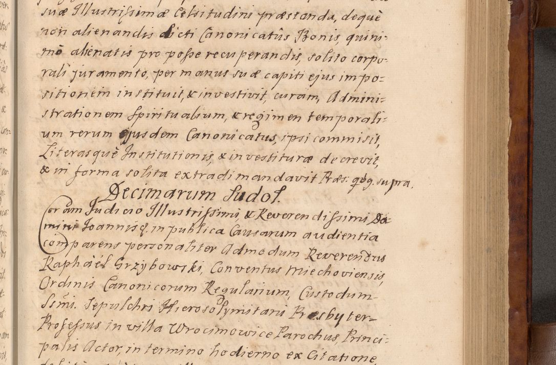 Zdjęcie nr 174 dla obiektu archiwalnego: Volumen VIII actorum episcopalium R. D. Joannis Małachowski, episcopi Cracoviensis ducis Severiae de anno 1697, quorum index videatur ad finem