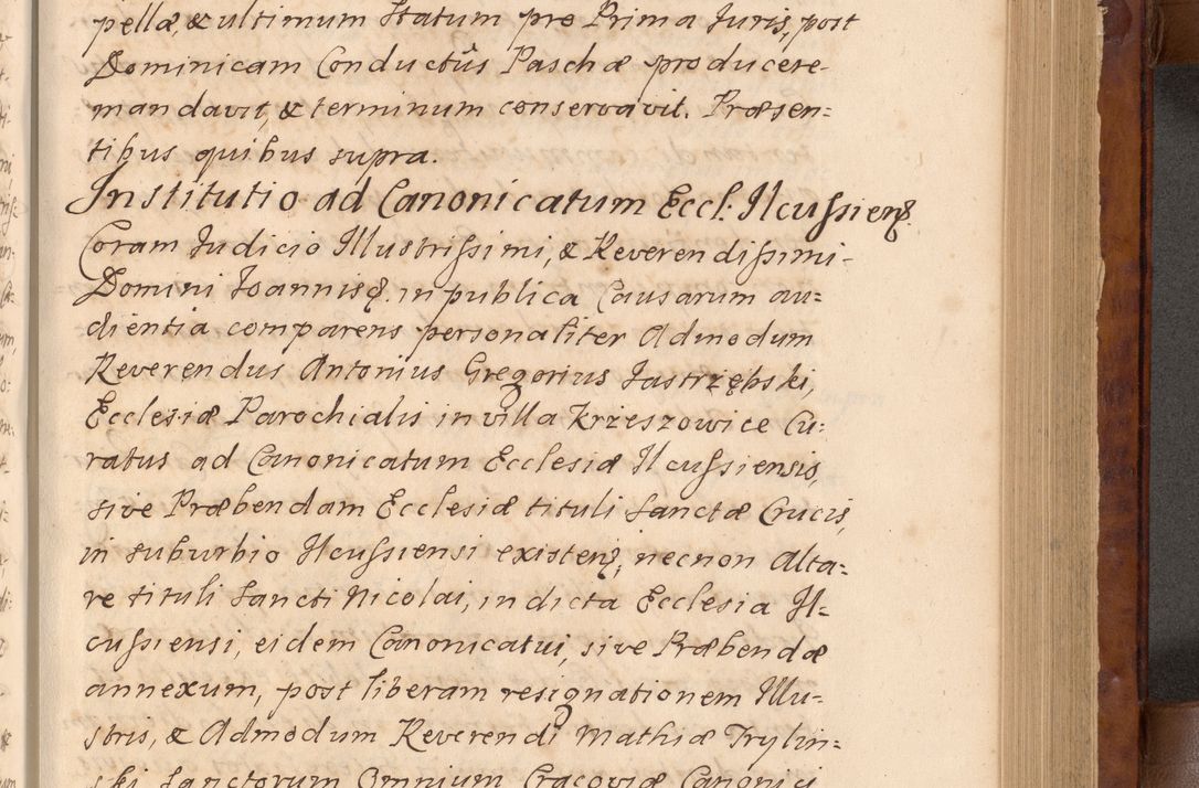 Zdjęcie nr 172 dla obiektu archiwalnego: Volumen VIII actorum episcopalium R. D. Joannis Małachowski, episcopi Cracoviensis ducis Severiae de anno 1697, quorum index videatur ad finem