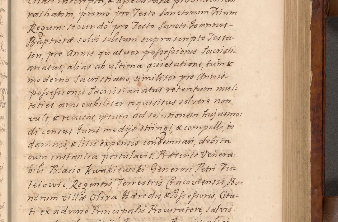 Zdjęcie nr 164 dla obiektu archiwalnego: Volumen VIII actorum episcopalium R. D. Joannis Małachowski, episcopi Cracoviensis ducis Severiae de anno 1697, quorum index videatur ad finem