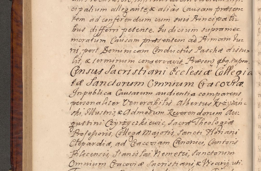 Zdjęcie nr 163 dla obiektu archiwalnego: Volumen VIII actorum episcopalium R. D. Joannis Małachowski, episcopi Cracoviensis ducis Severiae de anno 1697, quorum index videatur ad finem