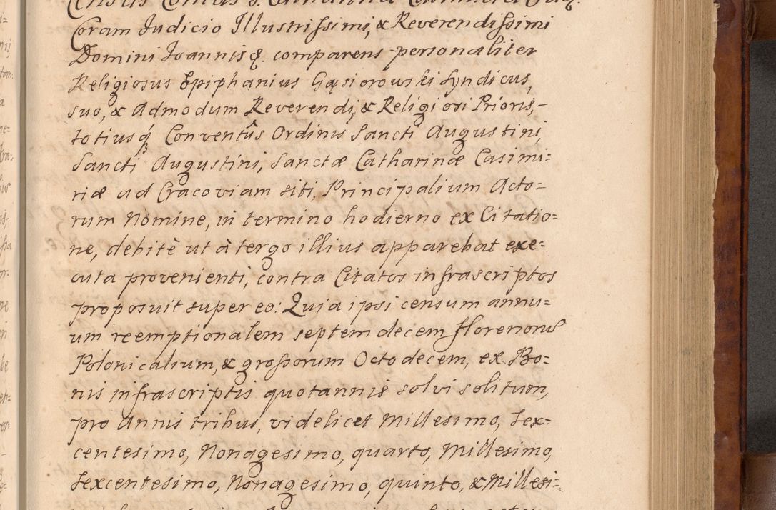 Zdjęcie nr 162 dla obiektu archiwalnego: Volumen VIII actorum episcopalium R. D. Joannis Małachowski, episcopi Cracoviensis ducis Severiae de anno 1697, quorum index videatur ad finem