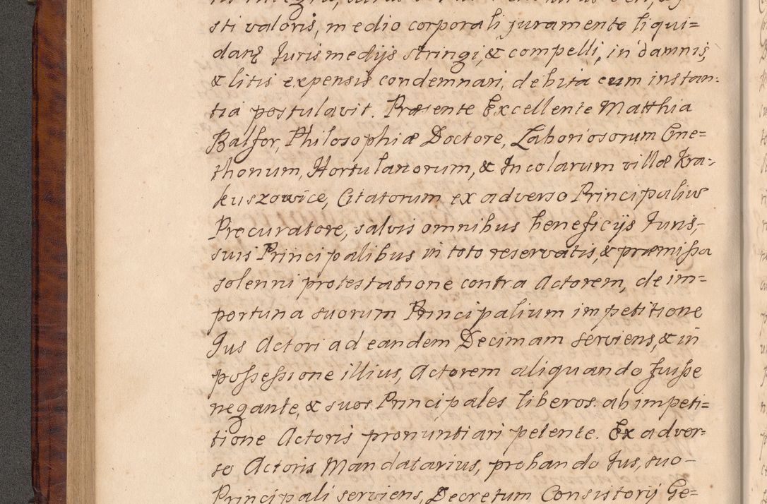 Zdjęcie nr 161 dla obiektu archiwalnego: Volumen VIII actorum episcopalium R. D. Joannis Małachowski, episcopi Cracoviensis ducis Severiae de anno 1697, quorum index videatur ad finem