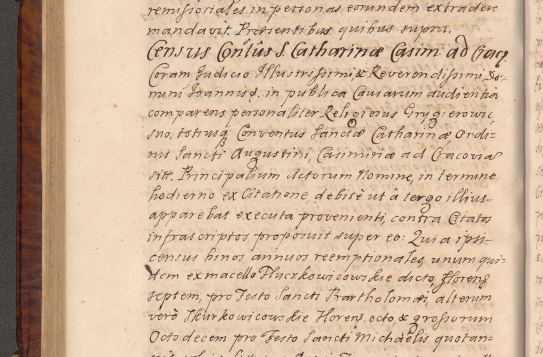 Zdjęcie nr 155 dla obiektu archiwalnego: Volumen VIII actorum episcopalium R. D. Joannis Małachowski, episcopi Cracoviensis ducis Severiae de anno 1697, quorum index videatur ad finem