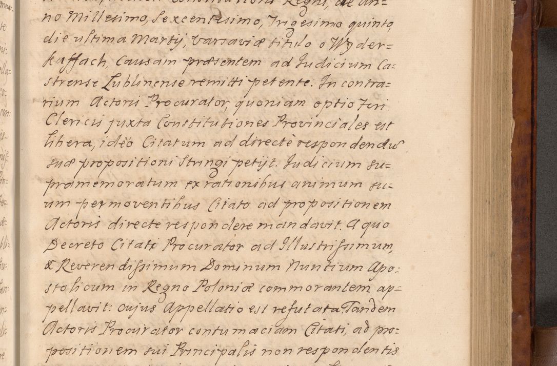 Zdjęcie nr 152 dla obiektu archiwalnego: Volumen VIII actorum episcopalium R. D. Joannis Małachowski, episcopi Cracoviensis ducis Severiae de anno 1697, quorum index videatur ad finem