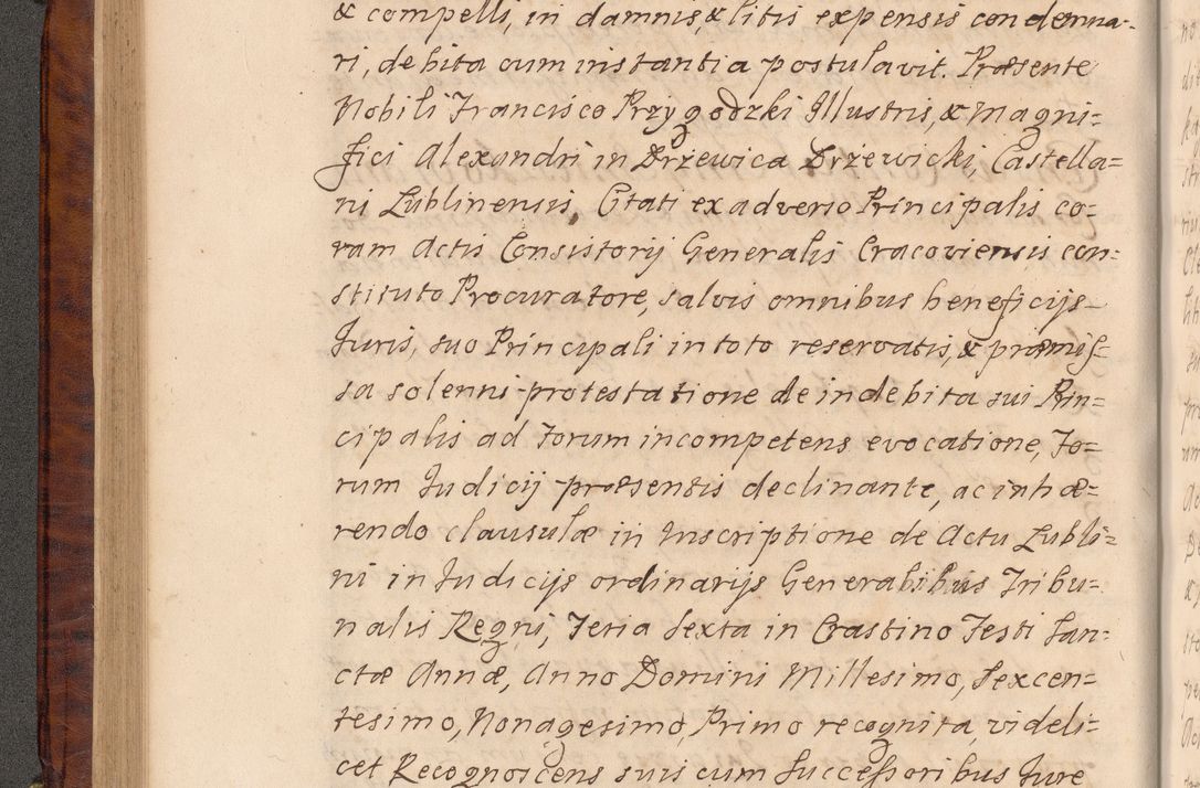 Zdjęcie nr 151 dla obiektu archiwalnego: Volumen VIII actorum episcopalium R. D. Joannis Małachowski, episcopi Cracoviensis ducis Severiae de anno 1697, quorum index videatur ad finem