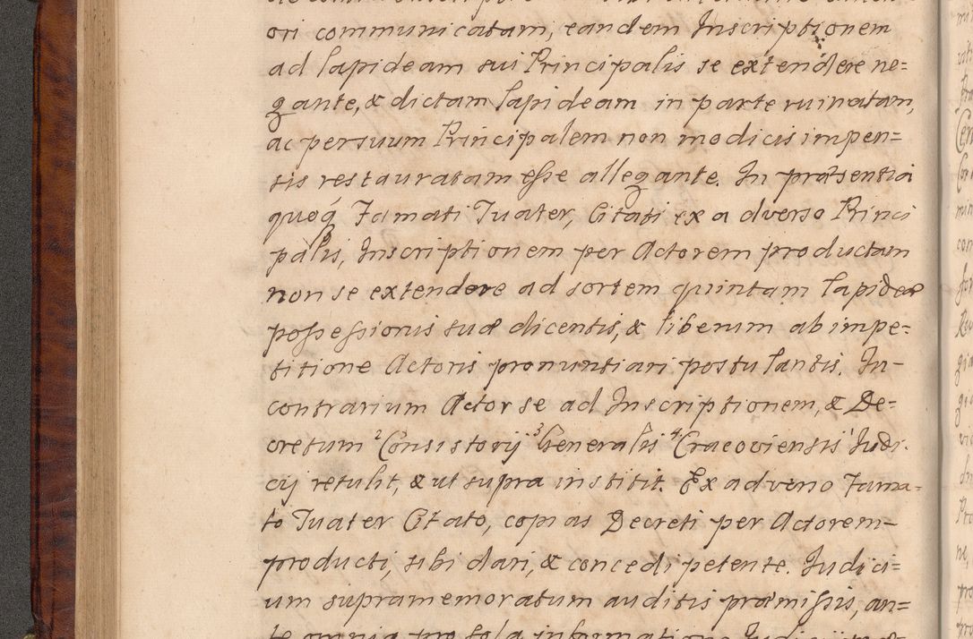 Zdjęcie nr 149 dla obiektu archiwalnego: Volumen VIII actorum episcopalium R. D. Joannis Małachowski, episcopi Cracoviensis ducis Severiae de anno 1697, quorum index videatur ad finem