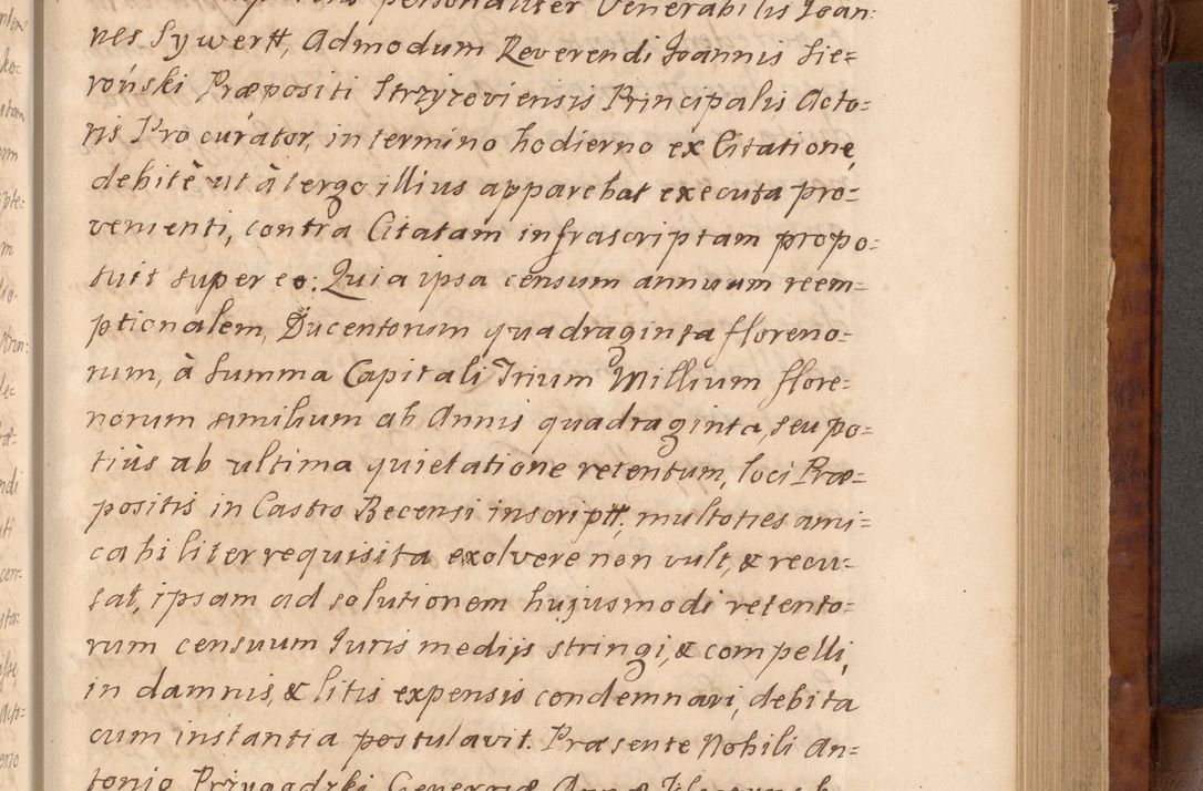 Zdjęcie nr 142 dla obiektu archiwalnego: Volumen VIII actorum episcopalium R. D. Joannis Małachowski, episcopi Cracoviensis ducis Severiae de anno 1697, quorum index videatur ad finem
