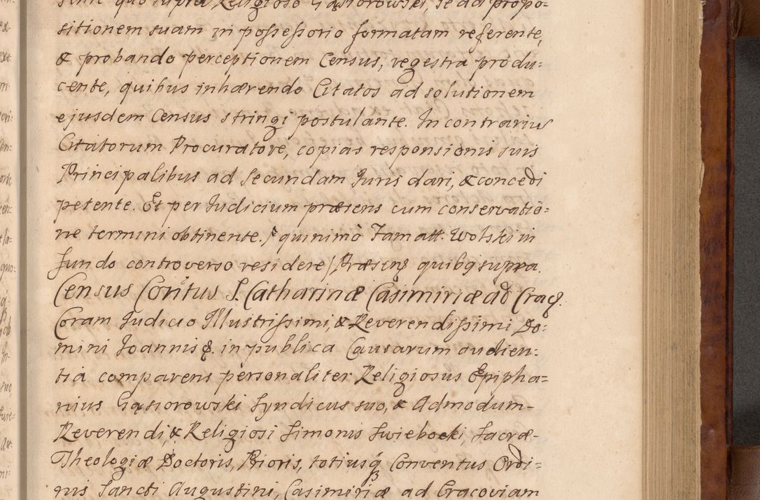 Zdjęcie nr 138 dla obiektu archiwalnego: Volumen VIII actorum episcopalium R. D. Joannis Małachowski, episcopi Cracoviensis ducis Severiae de anno 1697, quorum index videatur ad finem