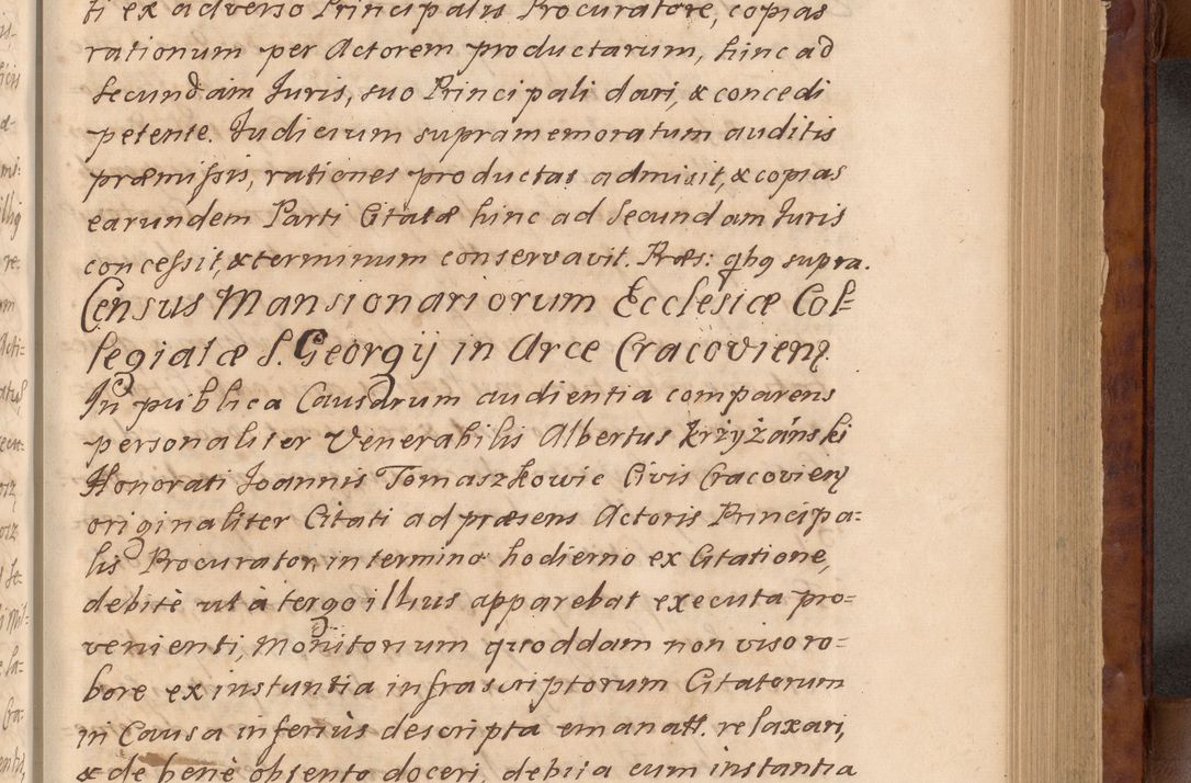 Zdjęcie nr 126 dla obiektu archiwalnego: Volumen VIII actorum episcopalium R. D. Joannis Małachowski, episcopi Cracoviensis ducis Severiae de anno 1697, quorum index videatur ad finem