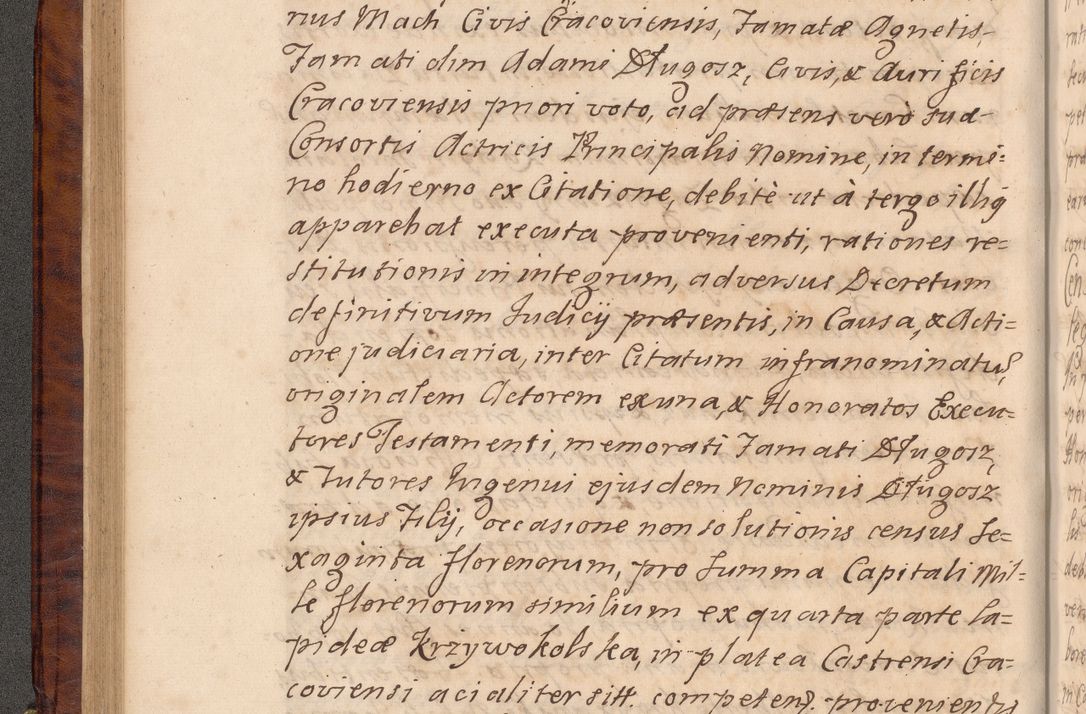 Zdjęcie nr 125 dla obiektu archiwalnego: Volumen VIII actorum episcopalium R. D. Joannis Małachowski, episcopi Cracoviensis ducis Severiae de anno 1697, quorum index videatur ad finem