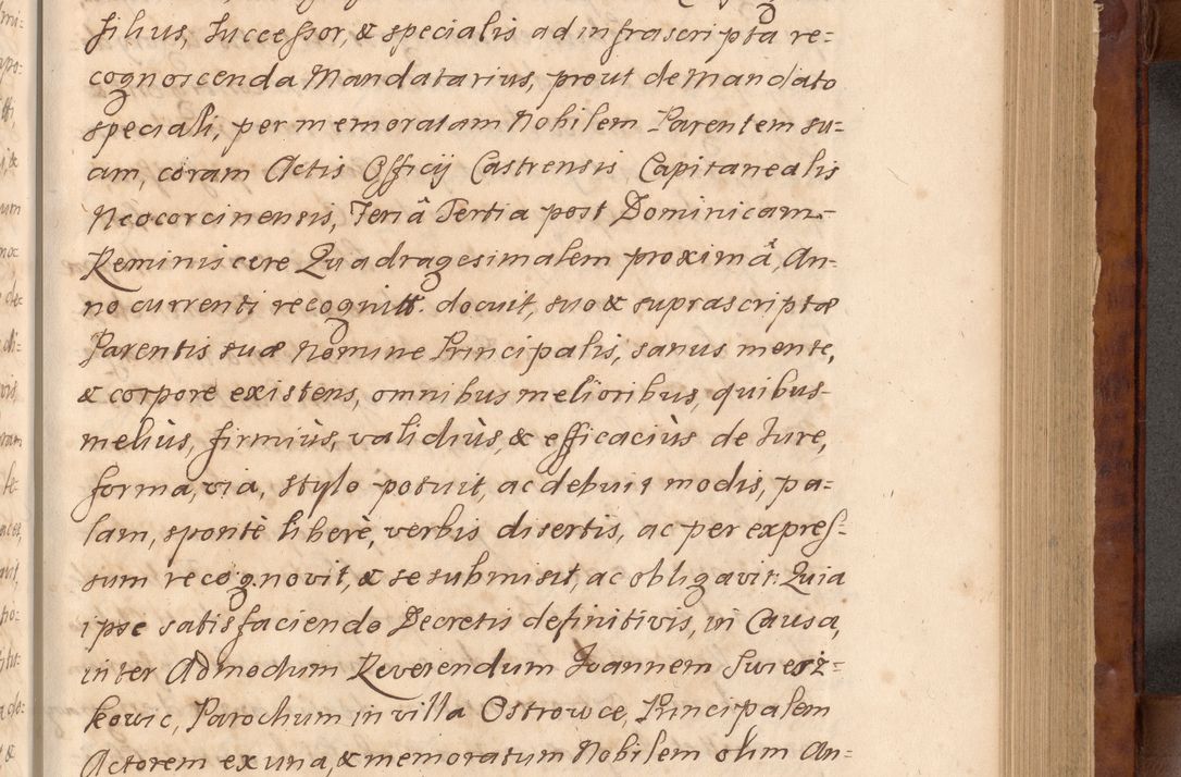 Zdjęcie nr 122 dla obiektu archiwalnego: Volumen VIII actorum episcopalium R. D. Joannis Małachowski, episcopi Cracoviensis ducis Severiae de anno 1697, quorum index videatur ad finem