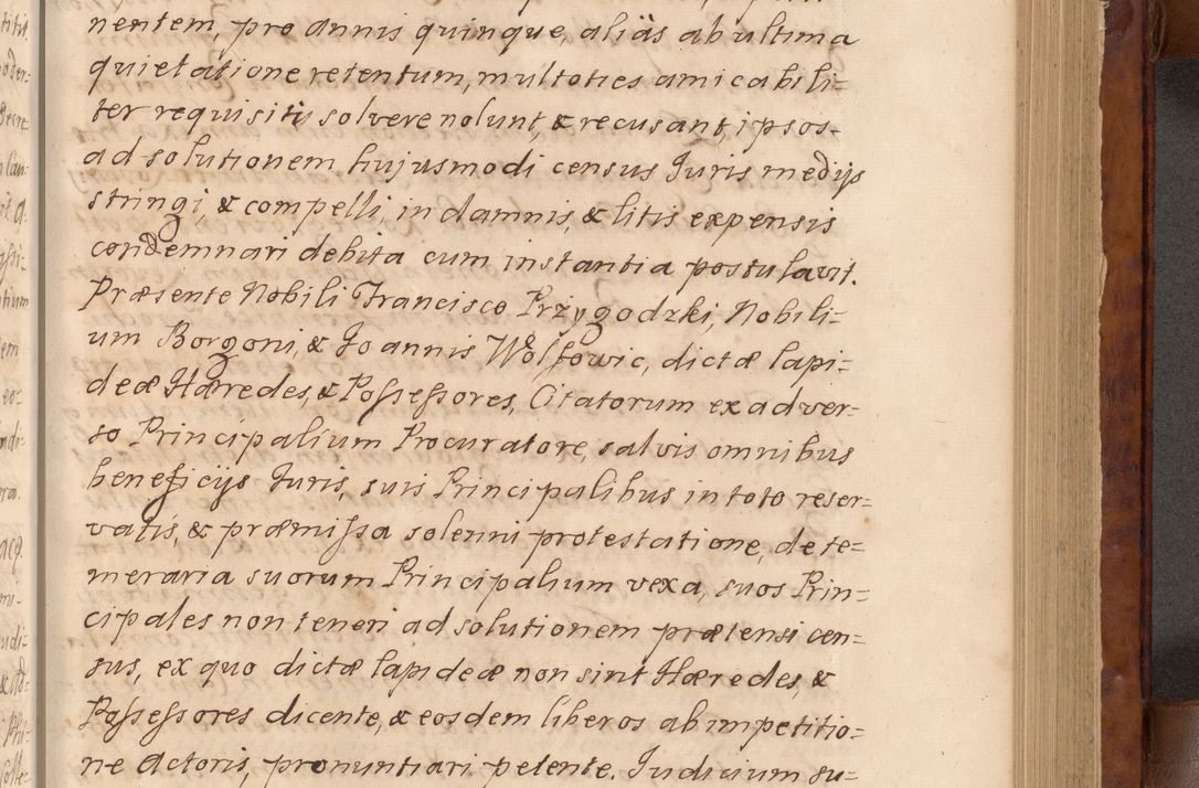 Zdjęcie nr 104 dla obiektu archiwalnego: Volumen VIII actorum episcopalium R. D. Joannis Małachowski, episcopi Cracoviensis ducis Severiae de anno 1697, quorum index videatur ad finem