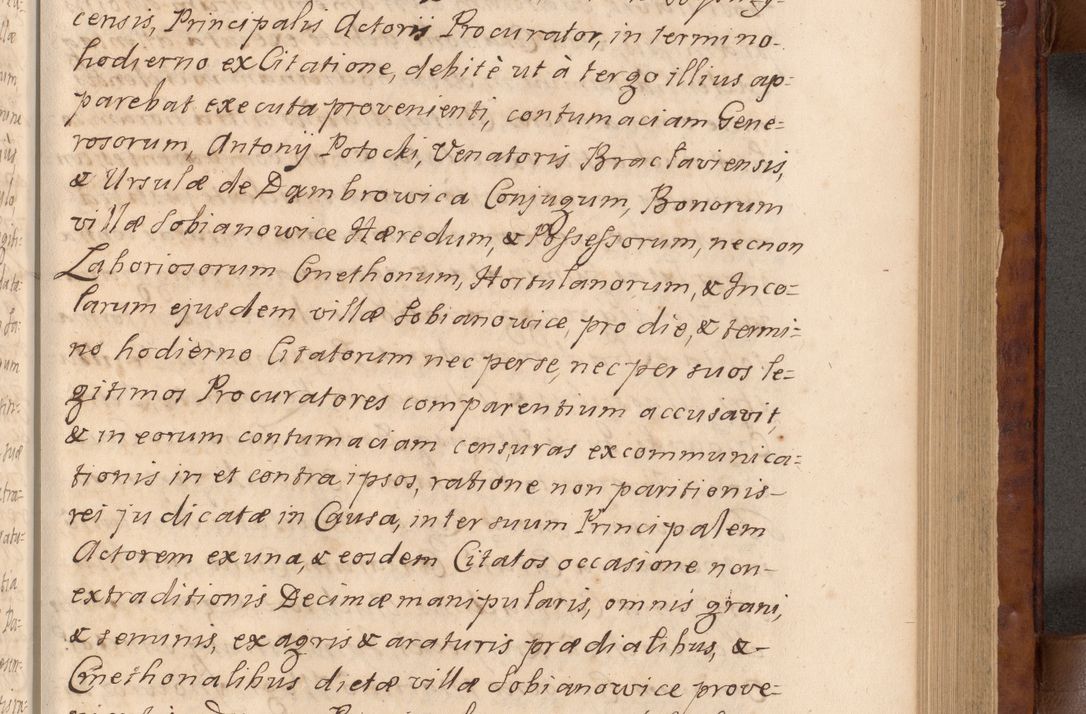 Zdjęcie nr 100 dla obiektu archiwalnego: Volumen VIII actorum episcopalium R. D. Joannis Małachowski, episcopi Cracoviensis ducis Severiae de anno 1697, quorum index videatur ad finem