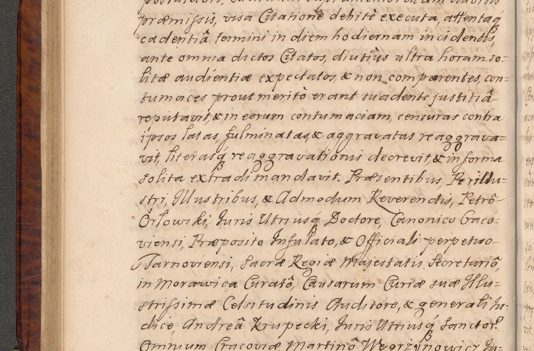 Zdjęcie nr 101 dla obiektu archiwalnego: Volumen VIII actorum episcopalium R. D. Joannis Małachowski, episcopi Cracoviensis ducis Severiae de anno 1697, quorum index videatur ad finem