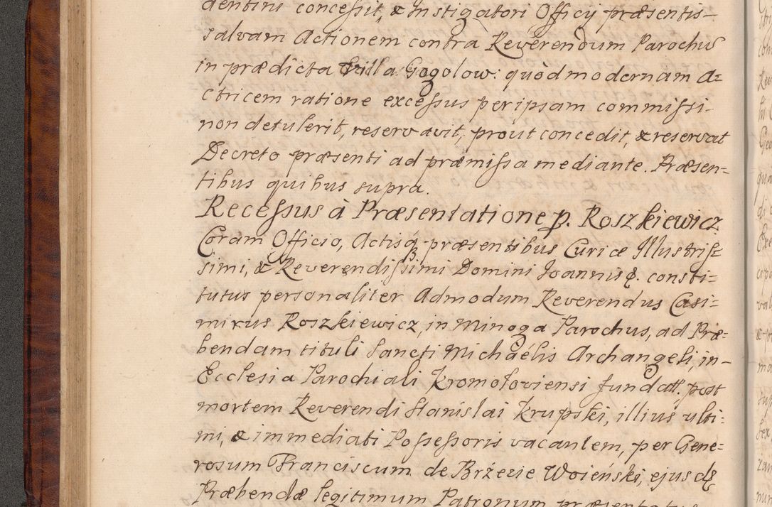 Zdjęcie nr 97 dla obiektu archiwalnego: Volumen VIII actorum episcopalium R. D. Joannis Małachowski, episcopi Cracoviensis ducis Severiae de anno 1697, quorum index videatur ad finem