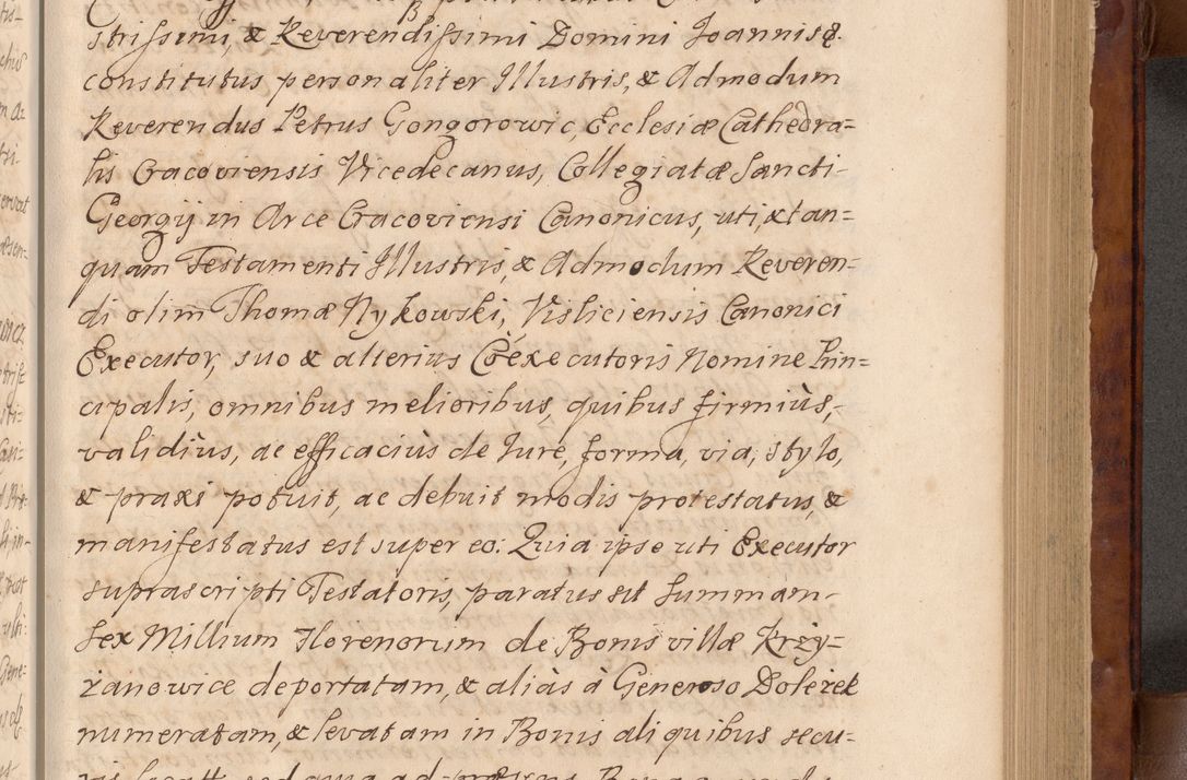 Zdjęcie nr 98 dla obiektu archiwalnego: Volumen VIII actorum episcopalium R. D. Joannis Małachowski, episcopi Cracoviensis ducis Severiae de anno 1697, quorum index videatur ad finem