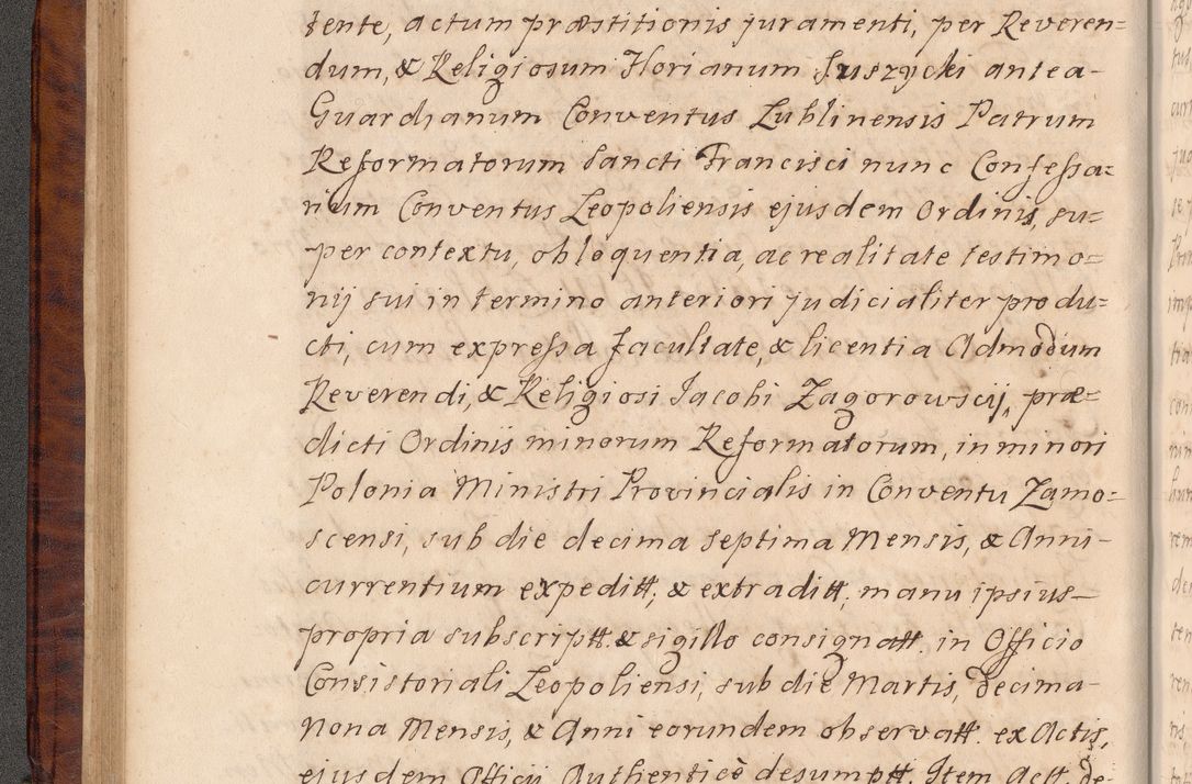 Zdjęcie nr 89 dla obiektu archiwalnego: Volumen VIII actorum episcopalium R. D. Joannis Małachowski, episcopi Cracoviensis ducis Severiae de anno 1697, quorum index videatur ad finem