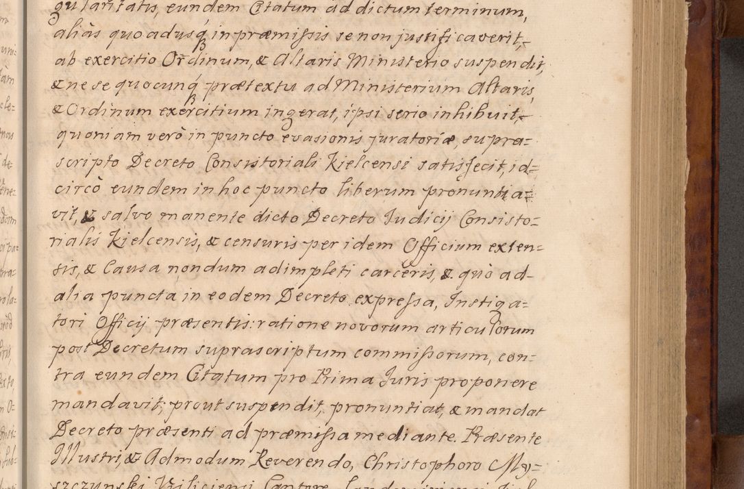 Zdjęcie nr 86 dla obiektu archiwalnego: Volumen VIII actorum episcopalium R. D. Joannis Małachowski, episcopi Cracoviensis ducis Severiae de anno 1697, quorum index videatur ad finem