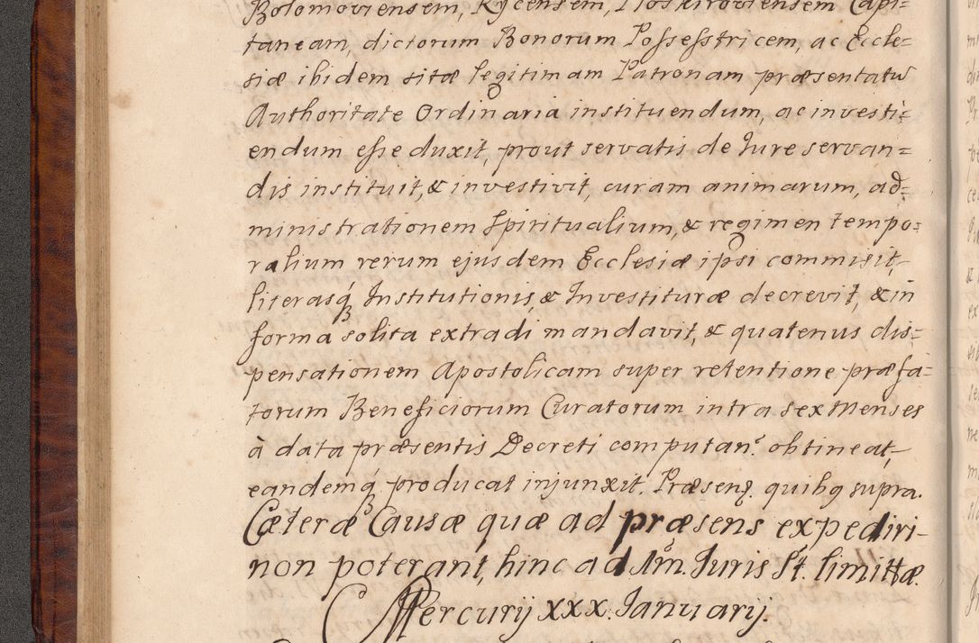 Zdjęcie nr 83 dla obiektu archiwalnego: Volumen VIII actorum episcopalium R. D. Joannis Małachowski, episcopi Cracoviensis ducis Severiae de anno 1697, quorum index videatur ad finem