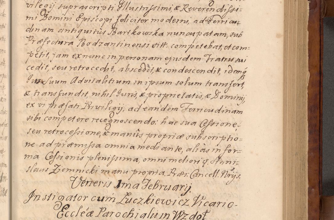 Zdjęcie nr 84 dla obiektu archiwalnego: Volumen VIII actorum episcopalium R. D. Joannis Małachowski, episcopi Cracoviensis ducis Severiae de anno 1697, quorum index videatur ad finem