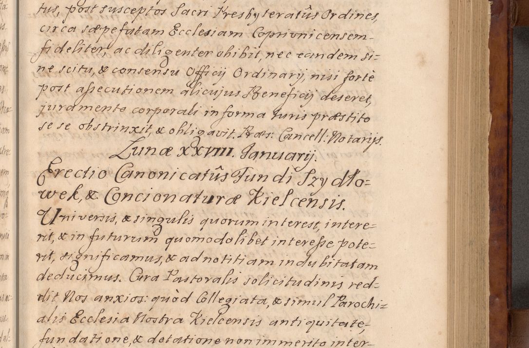 Zdjęcie nr 74 dla obiektu archiwalnego: Volumen VIII actorum episcopalium R. D. Joannis Małachowski, episcopi Cracoviensis ducis Severiae de anno 1697, quorum index videatur ad finem