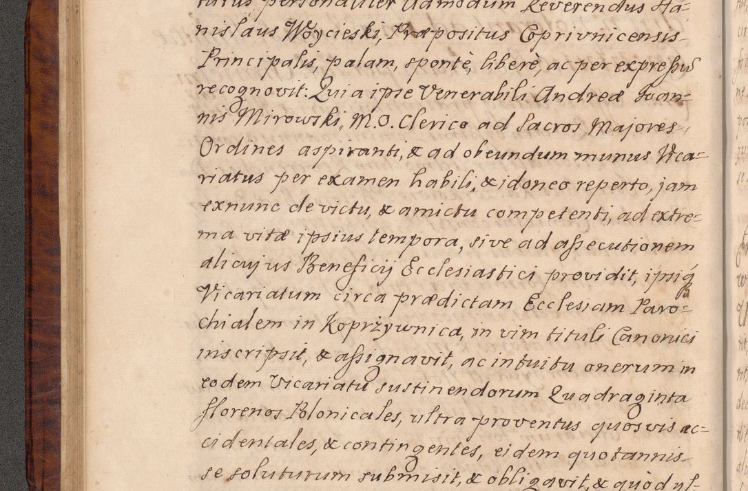 Zdjęcie nr 73 dla obiektu archiwalnego: Volumen VIII actorum episcopalium R. D. Joannis Małachowski, episcopi Cracoviensis ducis Severiae de anno 1697, quorum index videatur ad finem