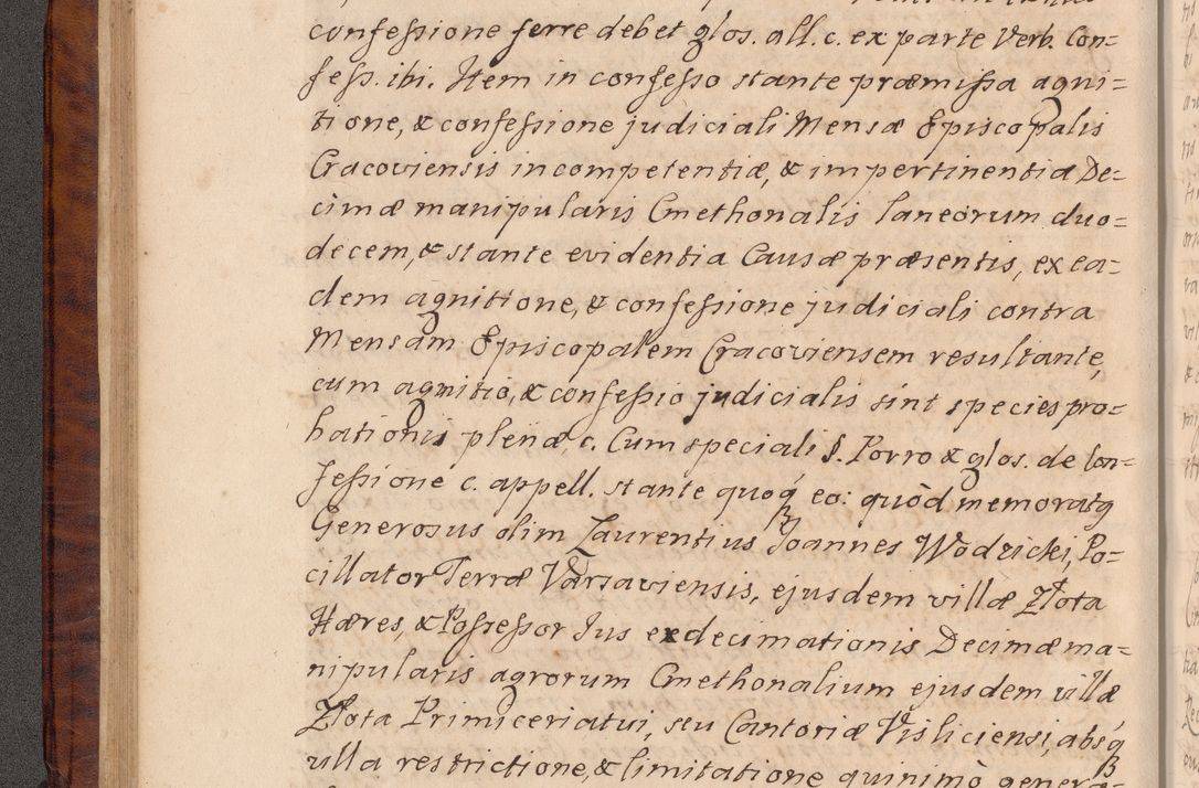 Zdjęcie nr 65 dla obiektu archiwalnego: Volumen VIII actorum episcopalium R. D. Joannis Małachowski, episcopi Cracoviensis ducis Severiae de anno 1697, quorum index videatur ad finem