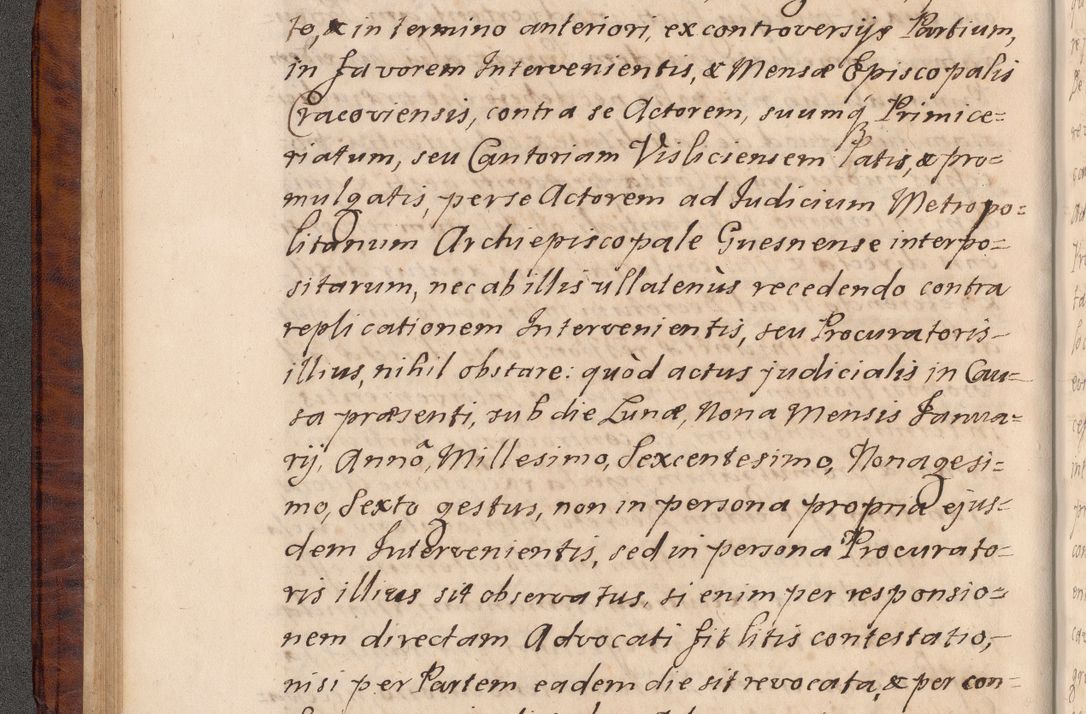 Zdjęcie nr 61 dla obiektu archiwalnego: Volumen VIII actorum episcopalium R. D. Joannis Małachowski, episcopi Cracoviensis ducis Severiae de anno 1697, quorum index videatur ad finem