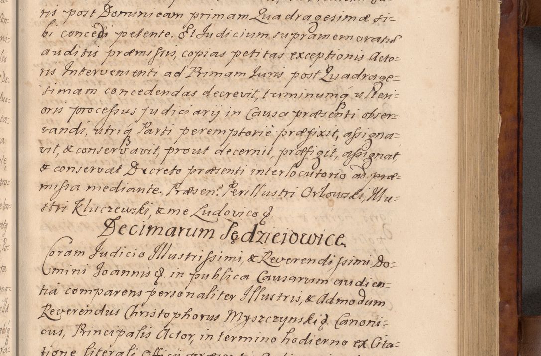 Zdjęcie nr 66 dla obiektu archiwalnego: Volumen VIII actorum episcopalium R. D. Joannis Małachowski, episcopi Cracoviensis ducis Severiae de anno 1697, quorum index videatur ad finem