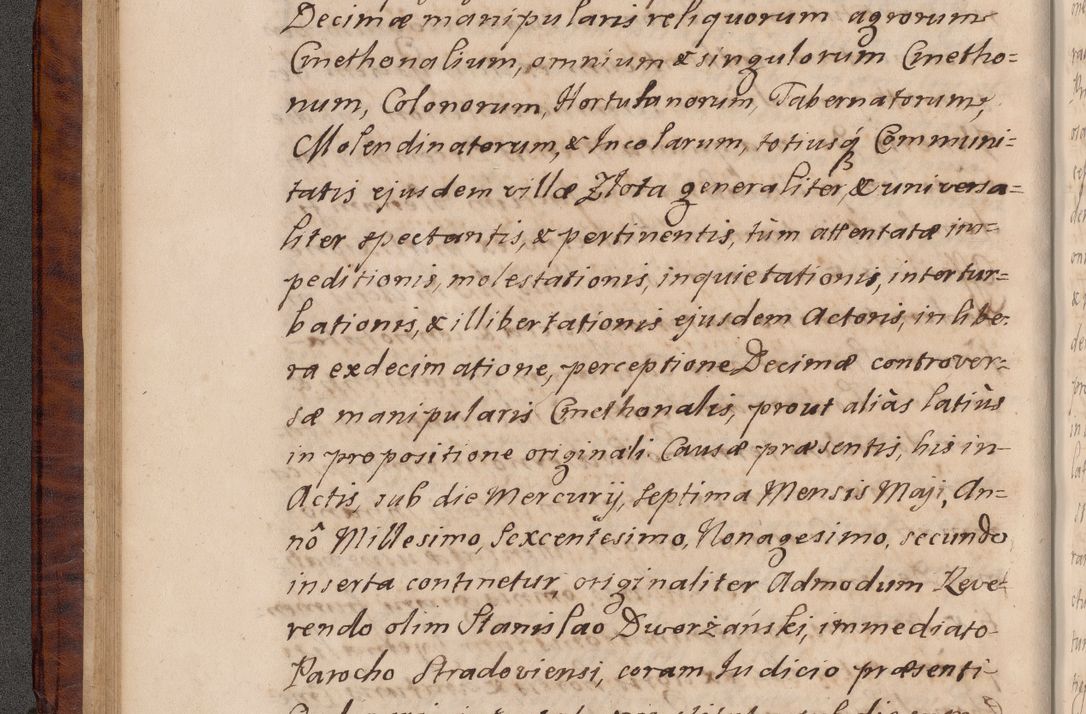 Zdjęcie nr 59 dla obiektu archiwalnego: Volumen VIII actorum episcopalium R. D. Joannis Małachowski, episcopi Cracoviensis ducis Severiae de anno 1697, quorum index videatur ad finem
