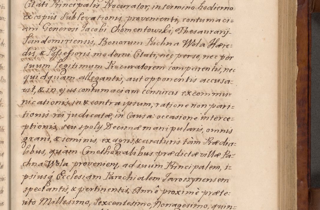Zdjęcie nr 56 dla obiektu archiwalnego: Volumen VIII actorum episcopalium R. D. Joannis Małachowski, episcopi Cracoviensis ducis Severiae de anno 1697, quorum index videatur ad finem