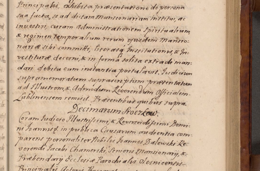 Zdjęcie nr 52 dla obiektu archiwalnego: Volumen VIII actorum episcopalium R. D. Joannis Małachowski, episcopi Cracoviensis ducis Severiae de anno 1697, quorum index videatur ad finem