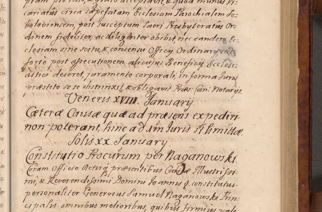 Zdjęcie nr 44 dla obiektu archiwalnego: Volumen VIII actorum episcopalium R. D. Joannis Małachowski, episcopi Cracoviensis ducis Severiae de anno 1697, quorum index videatur ad finem