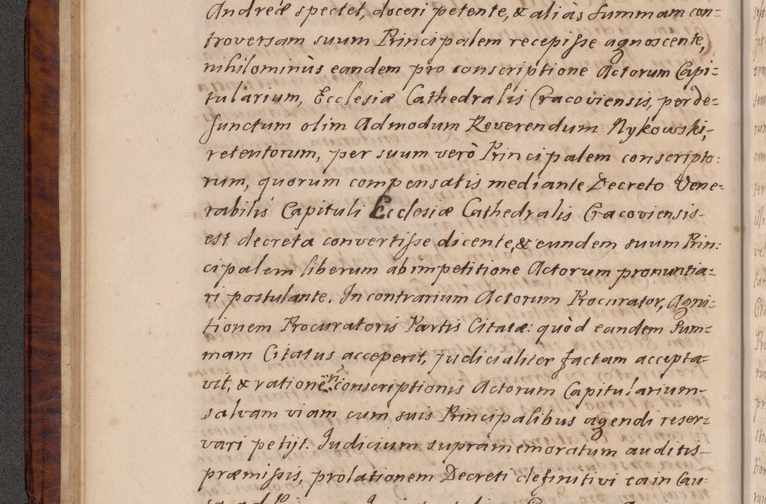 Zdjęcie nr 41 dla obiektu archiwalnego: Volumen VIII actorum episcopalium R. D. Joannis Małachowski, episcopi Cracoviensis ducis Severiae de anno 1697, quorum index videatur ad finem