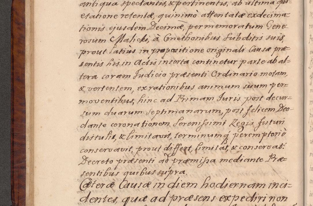 Zdjęcie nr 37 dla obiektu archiwalnego: Volumen VIII actorum episcopalium R. D. Joannis Małachowski, episcopi Cracoviensis ducis Severiae de anno 1697, quorum index videatur ad finem