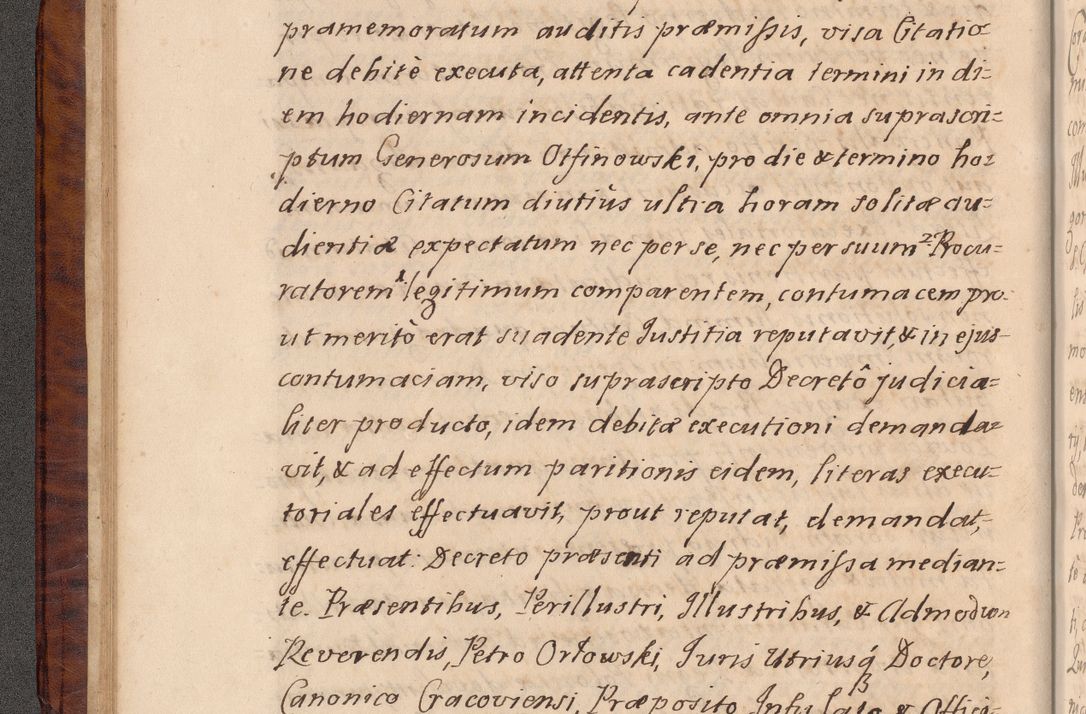 Zdjęcie nr 39 dla obiektu archiwalnego: Volumen VIII actorum episcopalium R. D. Joannis Małachowski, episcopi Cracoviensis ducis Severiae de anno 1697, quorum index videatur ad finem