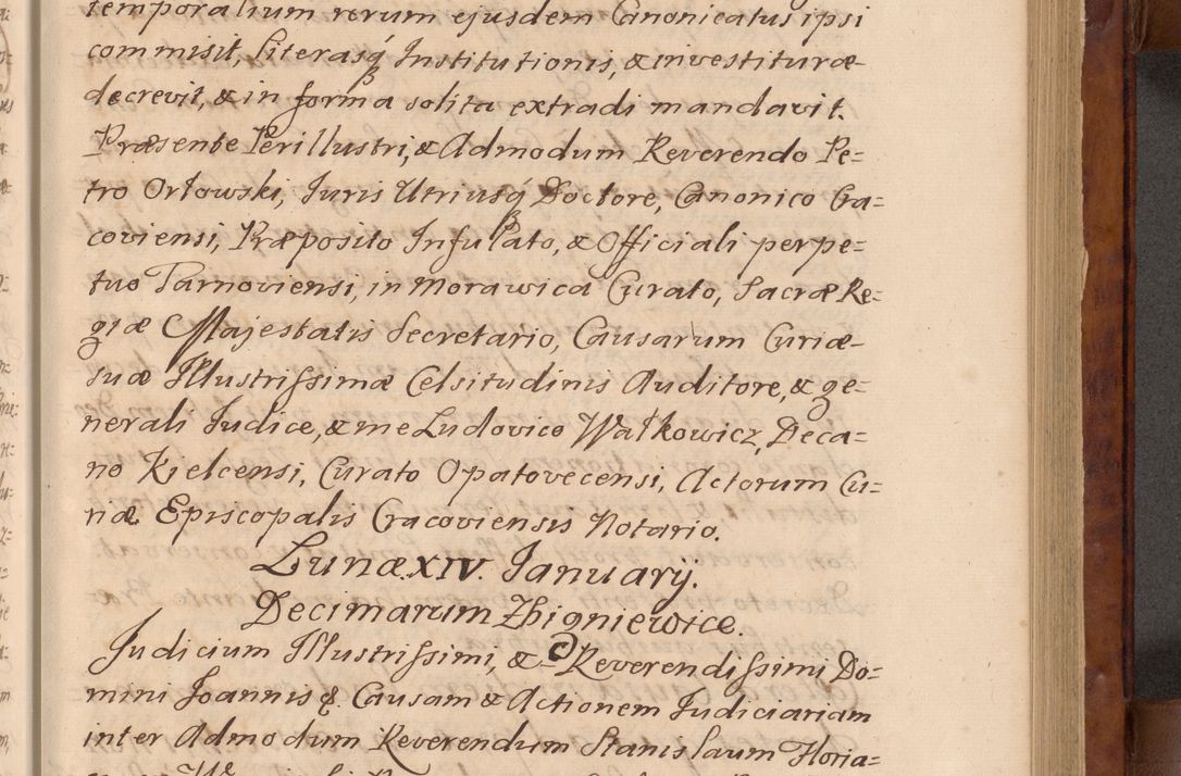 Zdjęcie nr 36 dla obiektu archiwalnego: Volumen VIII actorum episcopalium R. D. Joannis Małachowski, episcopi Cracoviensis ducis Severiae de anno 1697, quorum index videatur ad finem