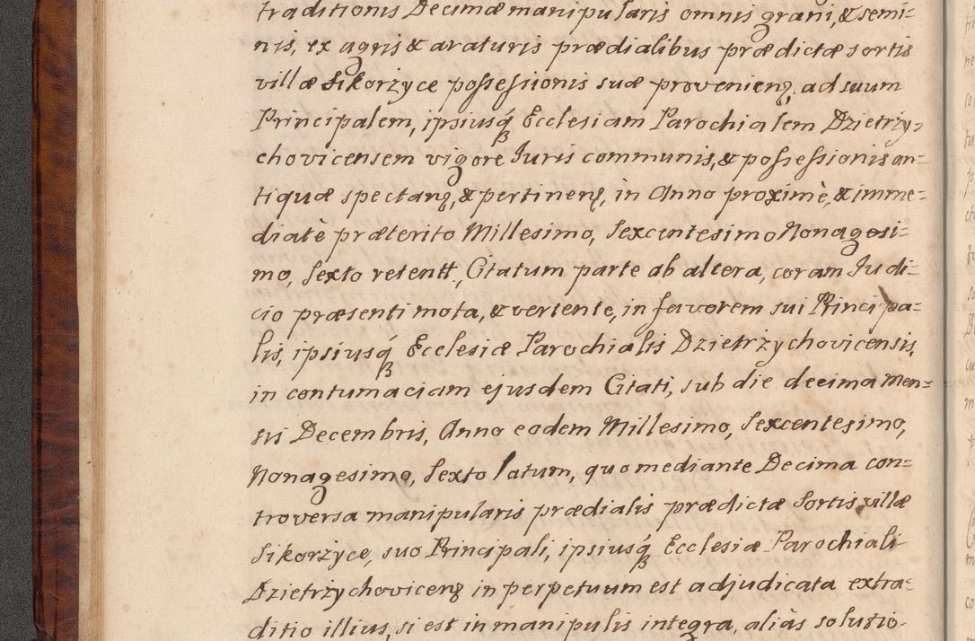 Zdjęcie nr 29 dla obiektu archiwalnego: Volumen VIII actorum episcopalium R. D. Joannis Małachowski, episcopi Cracoviensis ducis Severiae de anno 1697, quorum index videatur ad finem