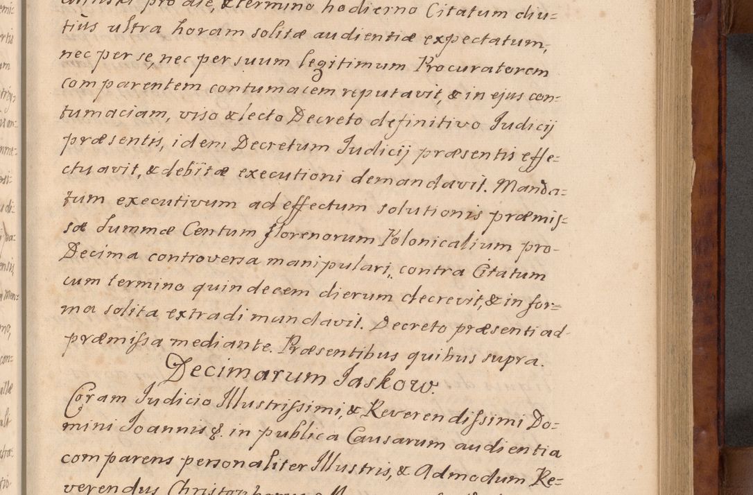 Zdjęcie nr 30 dla obiektu archiwalnego: Volumen VIII actorum episcopalium R. D. Joannis Małachowski, episcopi Cracoviensis ducis Severiae de anno 1697, quorum index videatur ad finem