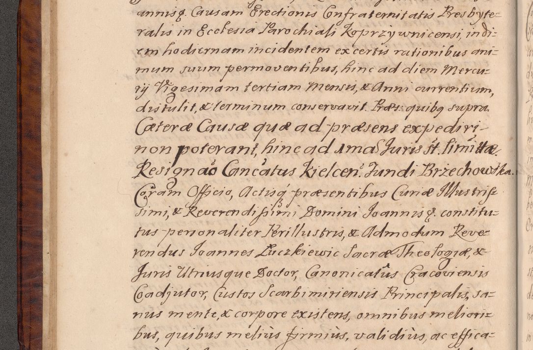 Zdjęcie nr 33 dla obiektu archiwalnego: Volumen VIII actorum episcopalium R. D. Joannis Małachowski, episcopi Cracoviensis ducis Severiae de anno 1697, quorum index videatur ad finem