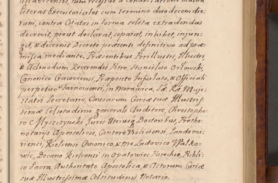Zdjęcie nr 26 dla obiektu archiwalnego: Volumen VIII actorum episcopalium R. D. Joannis Małachowski, episcopi Cracoviensis ducis Severiae de anno 1697, quorum index videatur ad finem