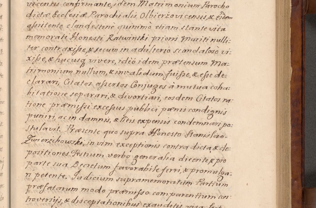 Zdjęcie nr 24 dla obiektu archiwalnego: Volumen VIII actorum episcopalium R. D. Joannis Małachowski, episcopi Cracoviensis ducis Severiae de anno 1697, quorum index videatur ad finem