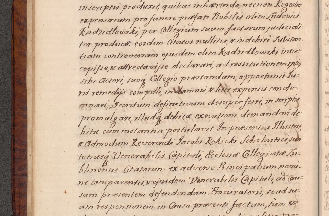 Zdjęcie nr 21 dla obiektu archiwalnego: Volumen VIII actorum episcopalium R. D. Joannis Małachowski, episcopi Cracoviensis ducis Severiae de anno 1697, quorum index videatur ad finem