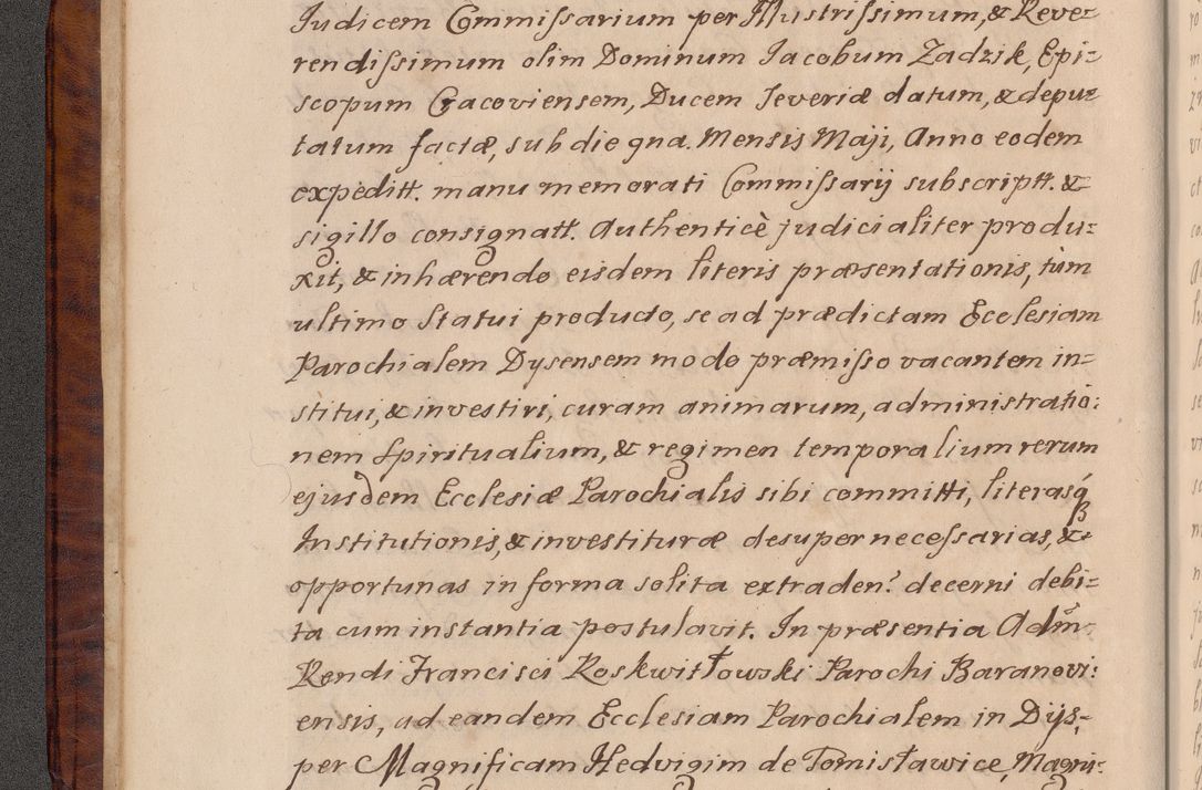 Zdjęcie nr 15 dla obiektu archiwalnego: Volumen VIII actorum episcopalium R. D. Joannis Małachowski, episcopi Cracoviensis ducis Severiae de anno 1697, quorum index videatur ad finem