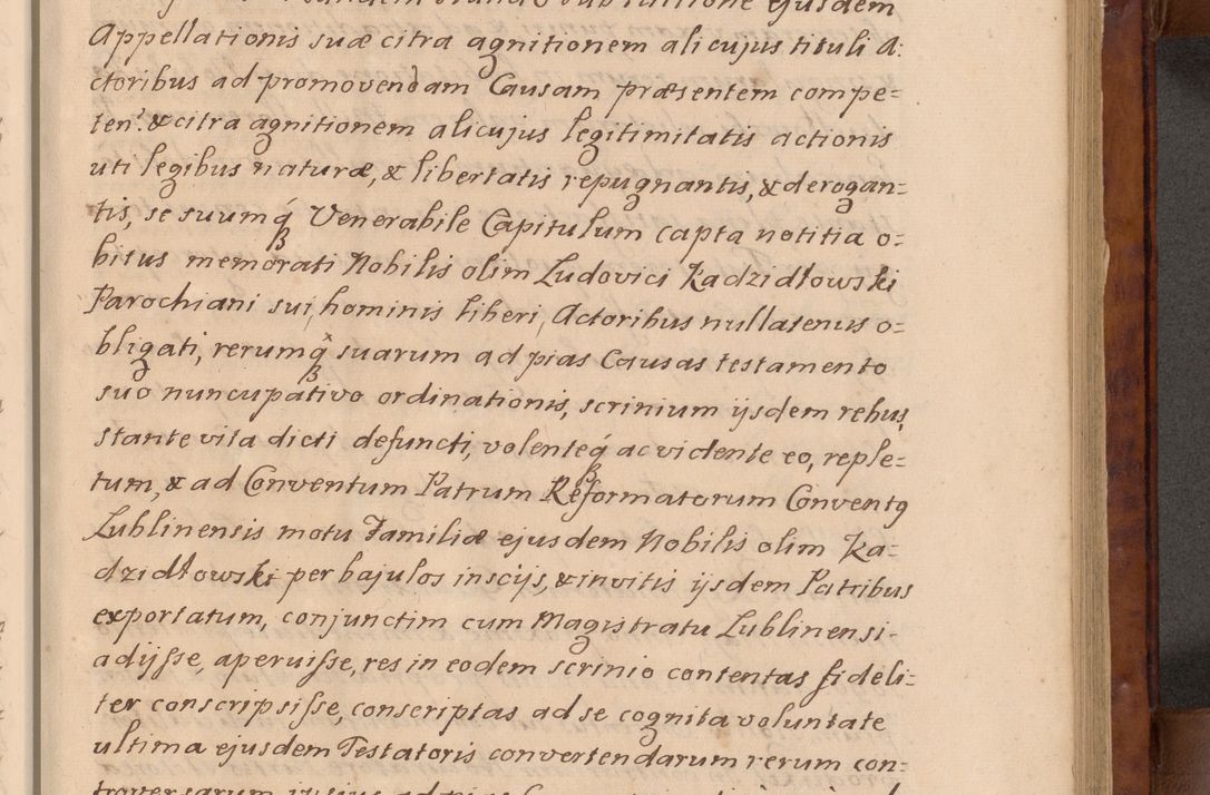 Zdjęcie nr 12 dla obiektu archiwalnego: Volumen VIII actorum episcopalium R. D. Joannis Małachowski, episcopi Cracoviensis ducis Severiae de anno 1697, quorum index videatur ad finem