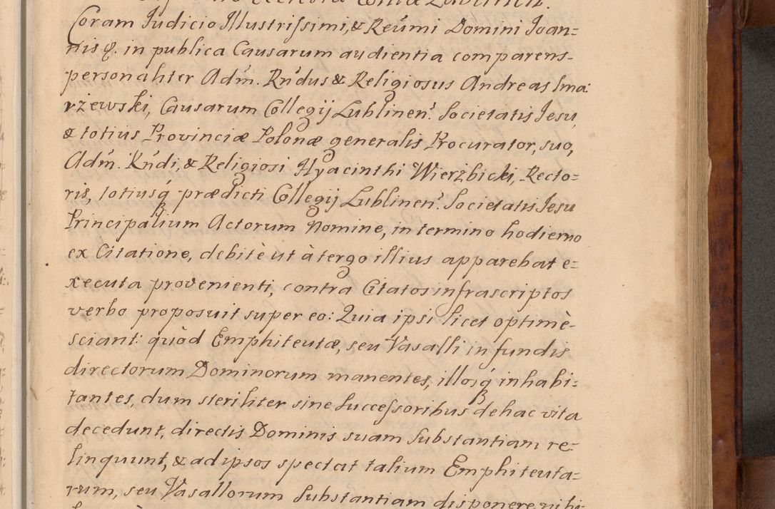 Zdjęcie nr 8 dla obiektu archiwalnego: Volumen VIII actorum episcopalium R. D. Joannis Małachowski, episcopi Cracoviensis ducis Severiae de anno 1697, quorum index videatur ad finem