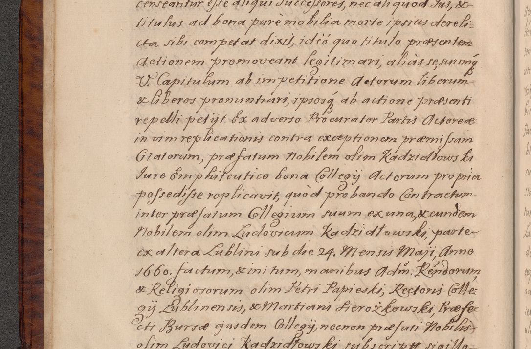 Zdjęcie nr 11 dla obiektu archiwalnego: Volumen VIII actorum episcopalium R. D. Joannis Małachowski, episcopi Cracoviensis ducis Severiae de anno 1697, quorum index videatur ad finem