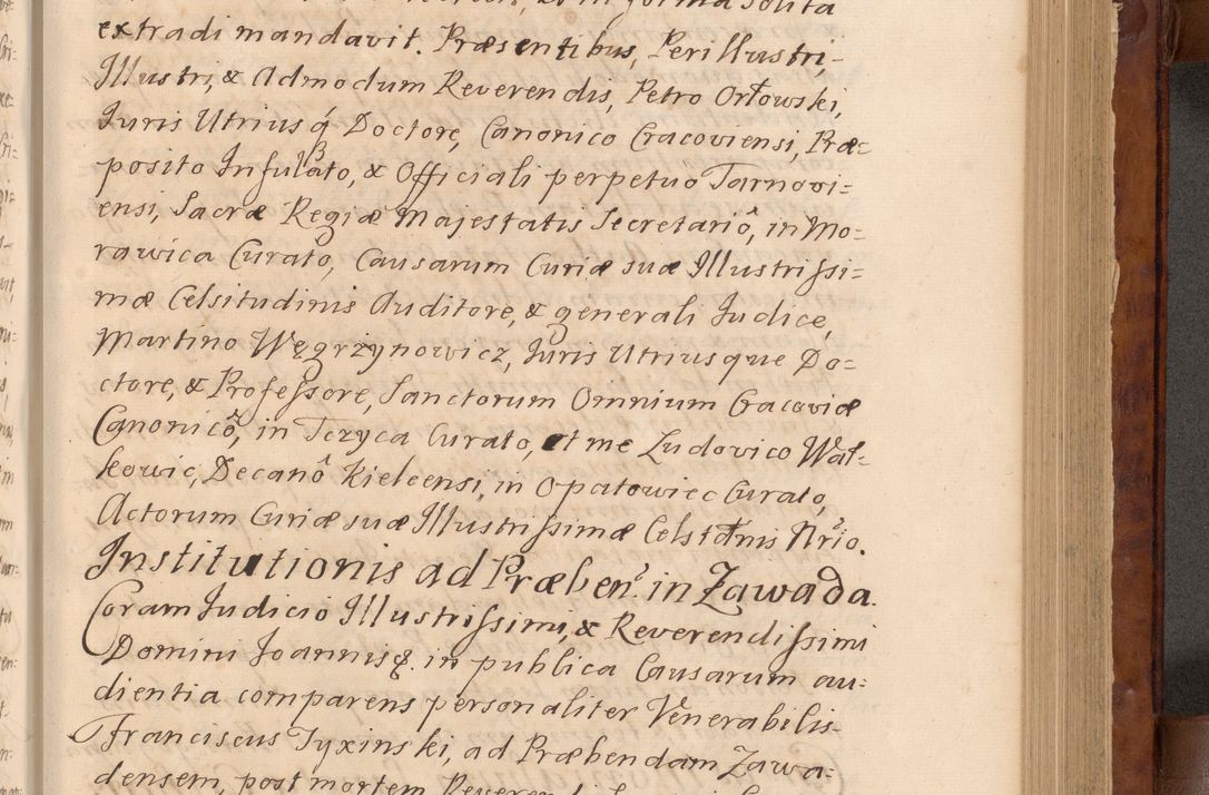 Zdjęcie nr 206 dla obiektu archiwalnego: Volumen VIII actorum episcopalium R. D. Joannis Małachowski, episcopi Cracoviensis ducis Severiae de anno 1697, quorum index videatur ad finem