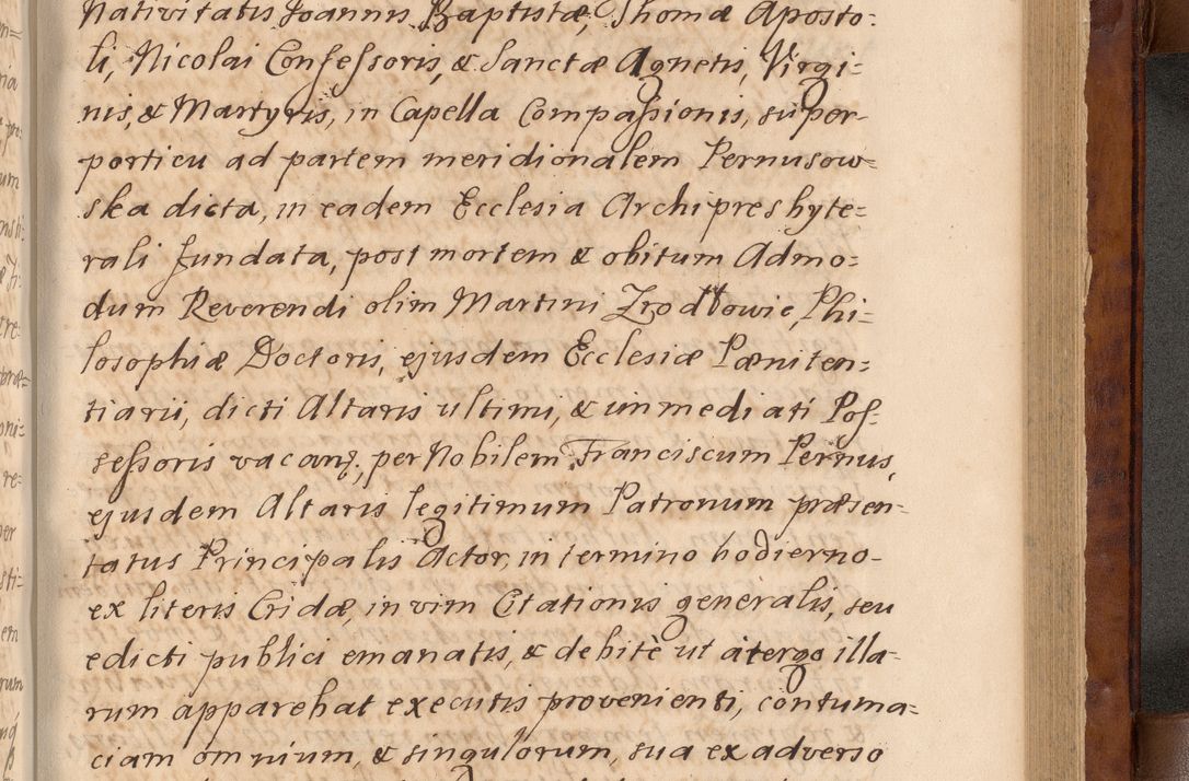 Zdjęcie nr 388 dla obiektu archiwalnego: Volumen VIII actorum episcopalium R. D. Joannis Małachowski, episcopi Cracoviensis ducis Severiae de anno 1697, quorum index videatur ad finem