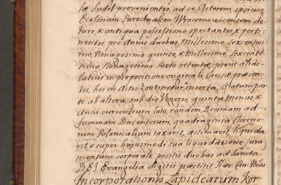 Zdjęcie nr 383 dla obiektu archiwalnego: Volumen VIII actorum episcopalium R. D. Joannis Małachowski, episcopi Cracoviensis ducis Severiae de anno 1697, quorum index videatur ad finem